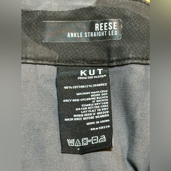 Kut From The Kloth Skinny Jeans Black Camo Women’s Size 6 - Picture 7 of 8